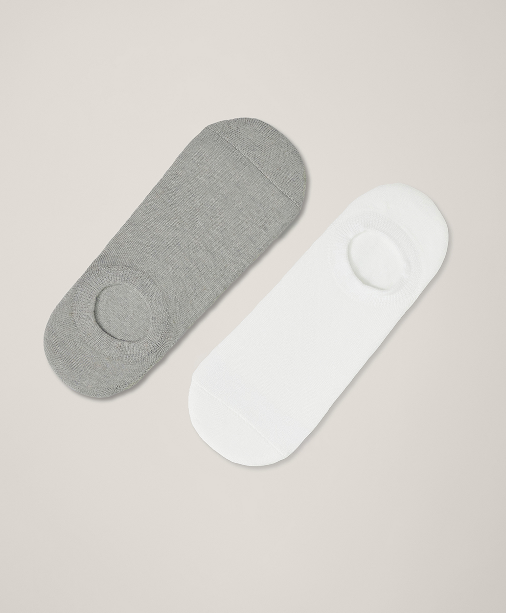 white/heather grey