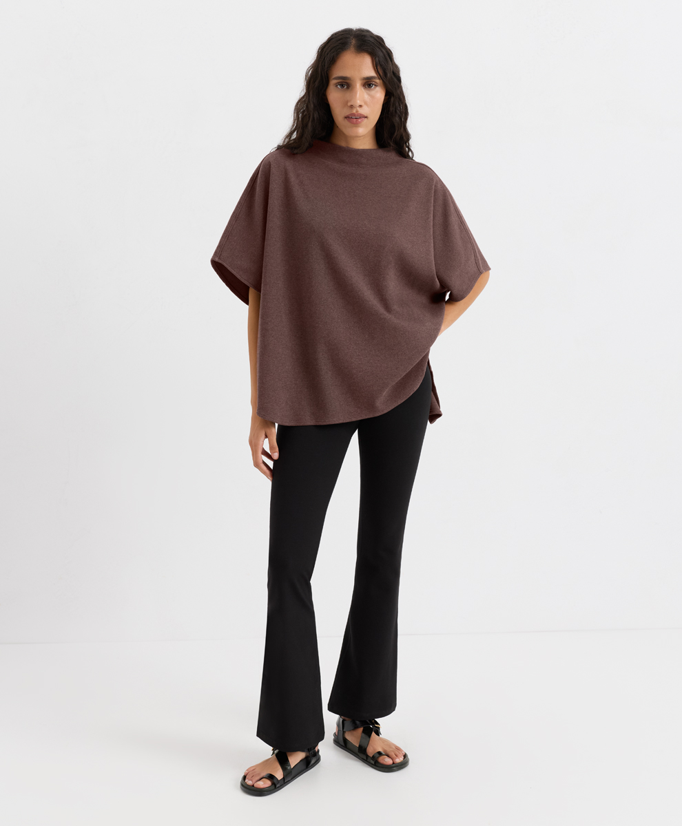 chestnut heather/black